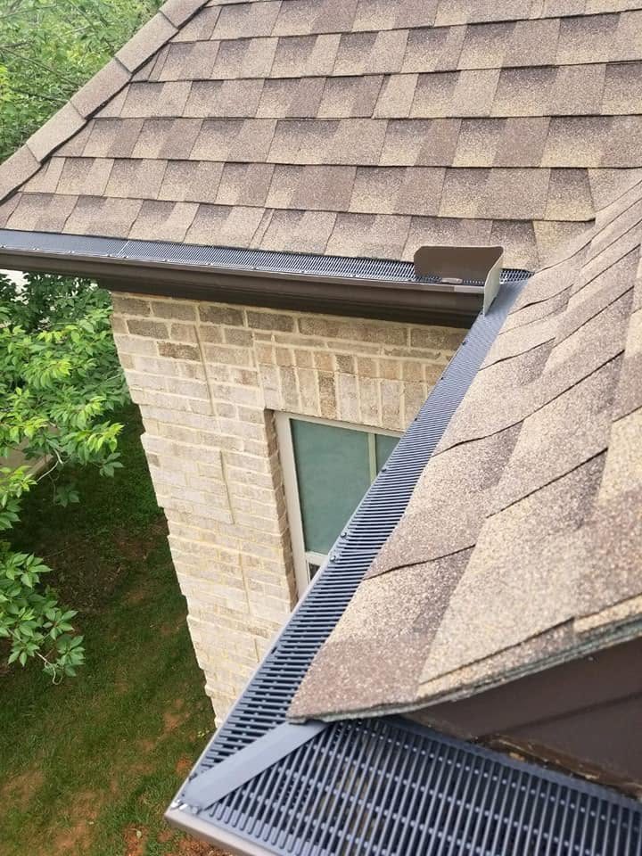 Gutter guards installed on Hickory NC home near Lake Hickory — Hickory Gutter Pros