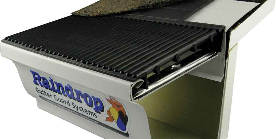 RainDrop gutter guard installation Hickory NC job 1