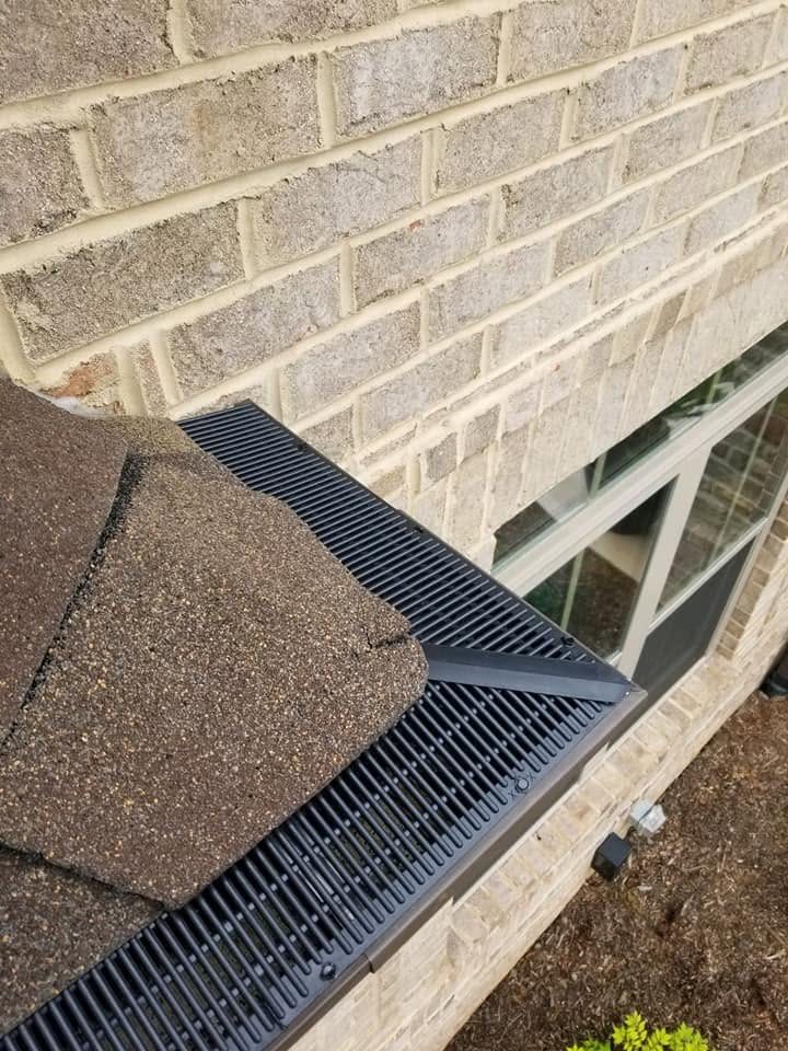 RainDrop gutter guard close-up in Hickory, NC